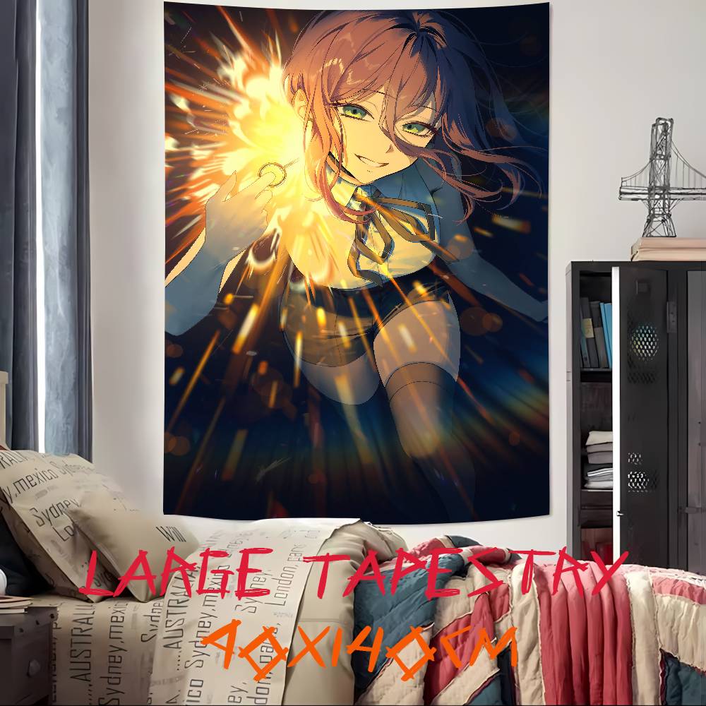 New Movie Pretty Hot Girl Reze Tapestry Decoration Bedroom Dormitory Background Cloth Holiday Home Living Room Club Tapestry