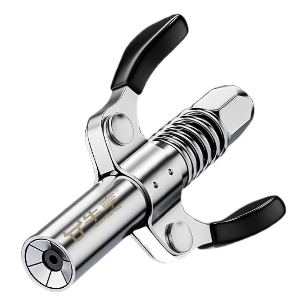 Double Handle Grease Tool Coupler Leak-Free Grease Tip Tool Thickening Grease Nozzle  Automobile