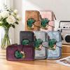 Women Vintage Wallet Fashion Cute Printed Card Holder Casual Portable Long Purse