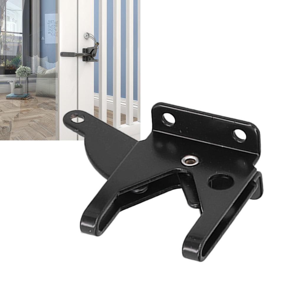 2pcs Carbon Steel Self Locking Gate Latch Adjustable Heavy Duty Gate Latch  Wooden Fence