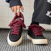 Fashion 2025 Autumn New Niche Design Low Top Casual Canvas Sports Shoes for Men's Fashion Trend Versatile Comfortable Platform sneakers