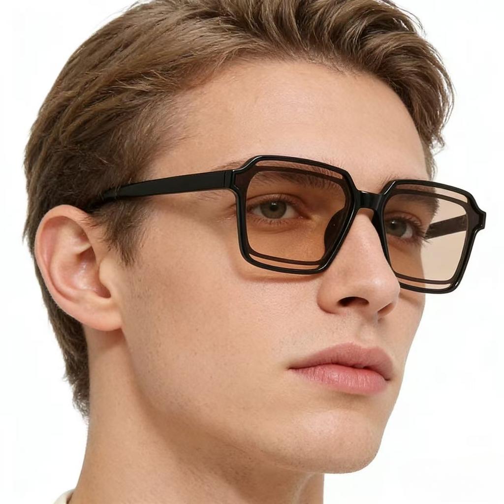 1/5/10/20pcs Fashion Retro Square Frame Sunglasses Anti-UV Travel Glasses High Quality Large Woman Eyewear UV400 Gafas De Sol