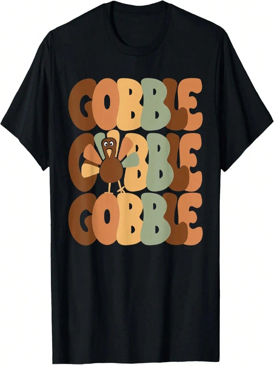 Thanksgiving Gobble Turkey Family Matching Men Women Kids T-Shirt S разноцветный