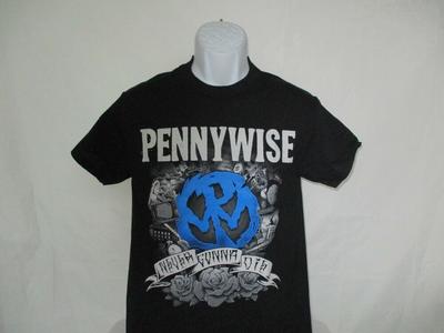 Pennywise Never Gonna Die Band Koncert Unisex Koszulka Czarny S Xl