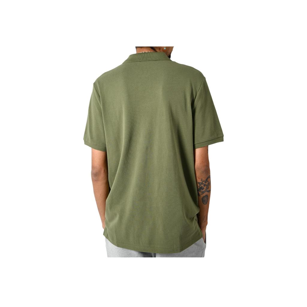 Polo Ralph Lauren Solid Color Logo Embroidered Straight Fit Short Sleeve Polo Shirt Men tops Green 710534735-440