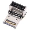 Computer Motherboard Type E Adapter Compact USB3.1 10G Type E 90 Degree Steering Elbow