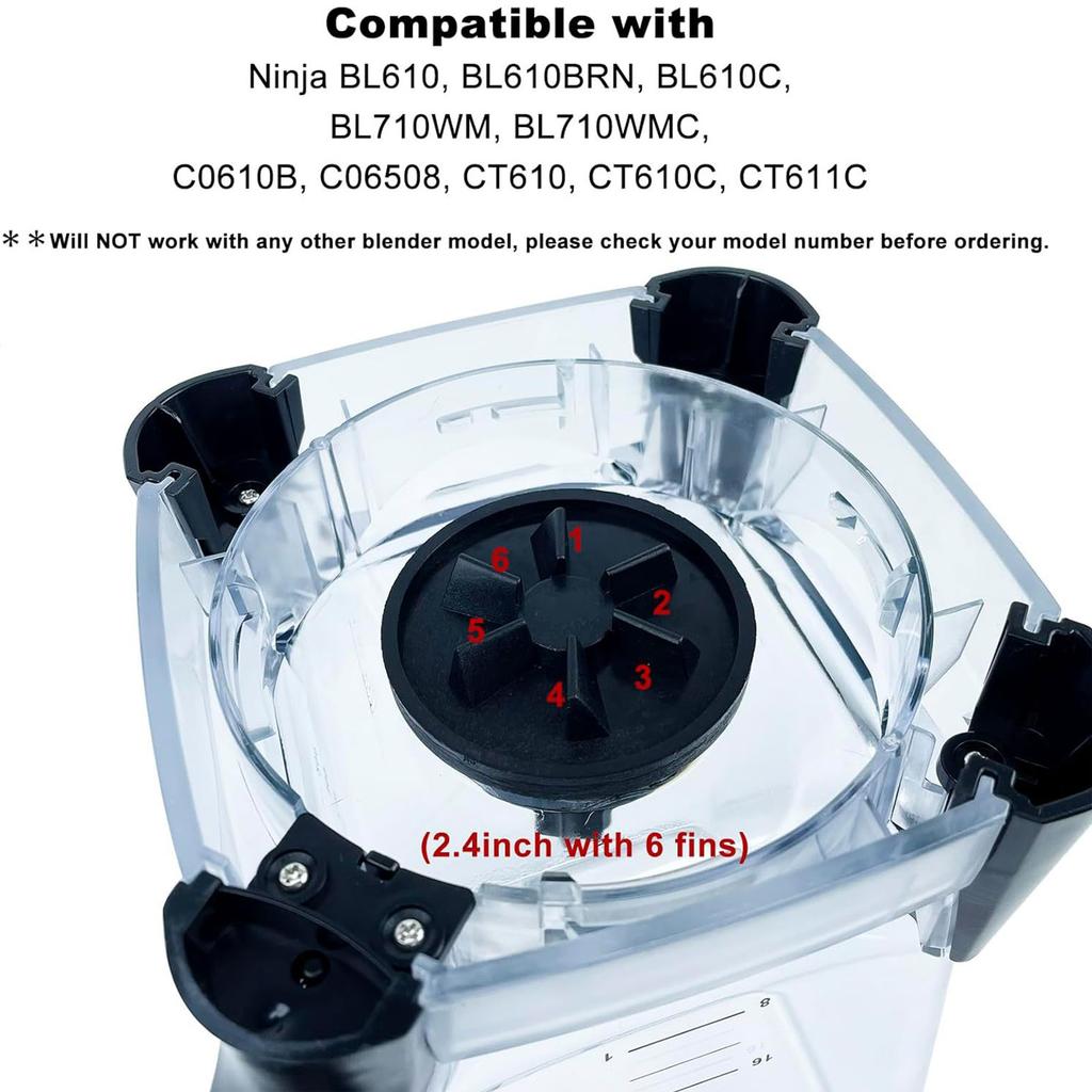 Napęd ostrza blendera 72OZ do BL660/BN750/BL610 Wydajne mieszanie Mocne blendowanie Domowe kuchnie Siłownie Akcesoria