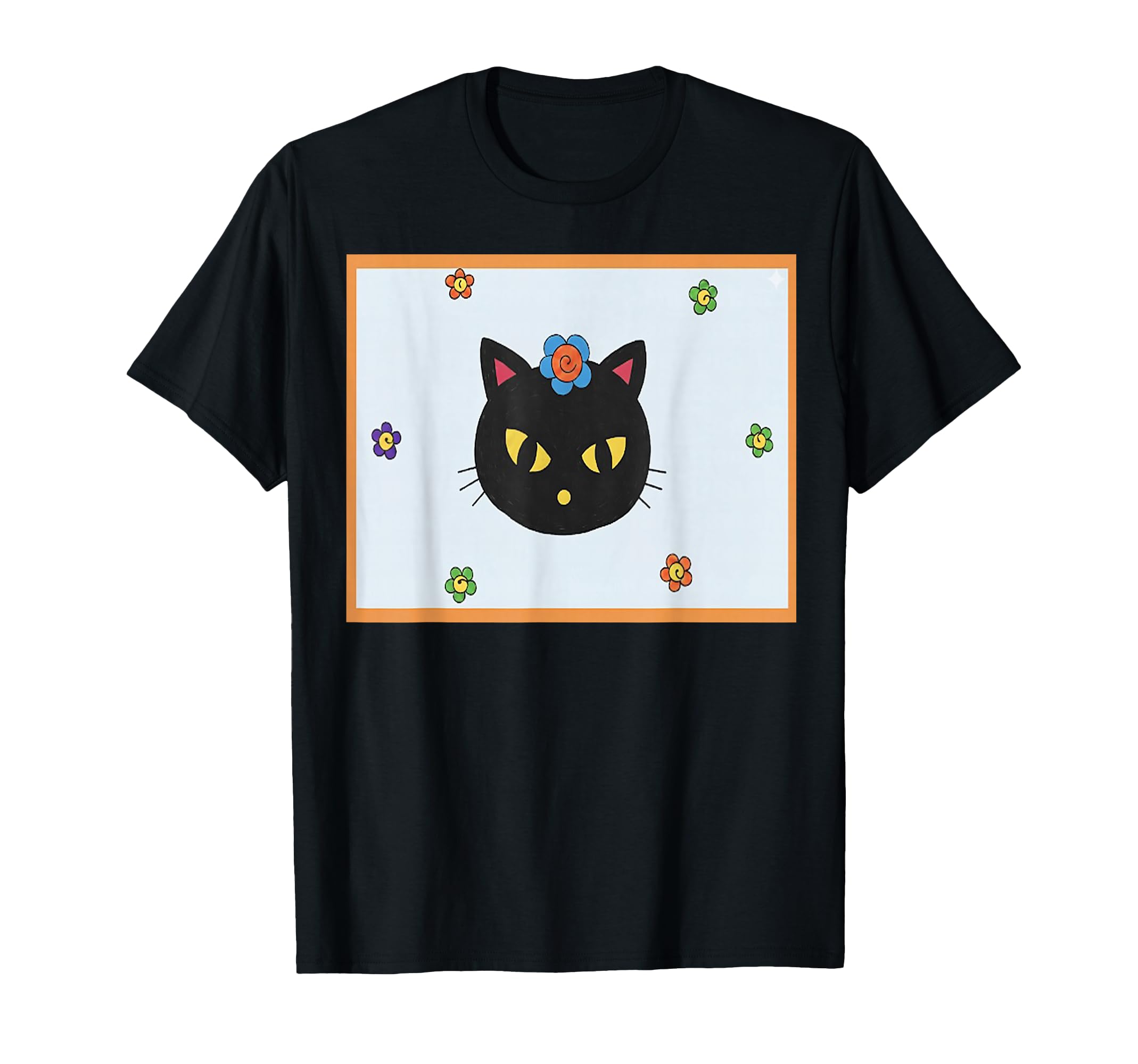 

The Flower-Crowned Cat T-shirt