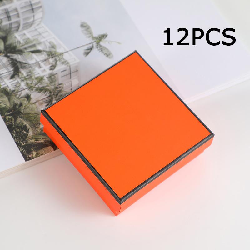 

WTEMPO 12 шт. Картонные коробки для ожерелий, сережек, колец, ювелирных изделий, часов, помады, подарков. Идеально подходят для дня рождения, свадьбы и других праздников! 12pcs оранжевый