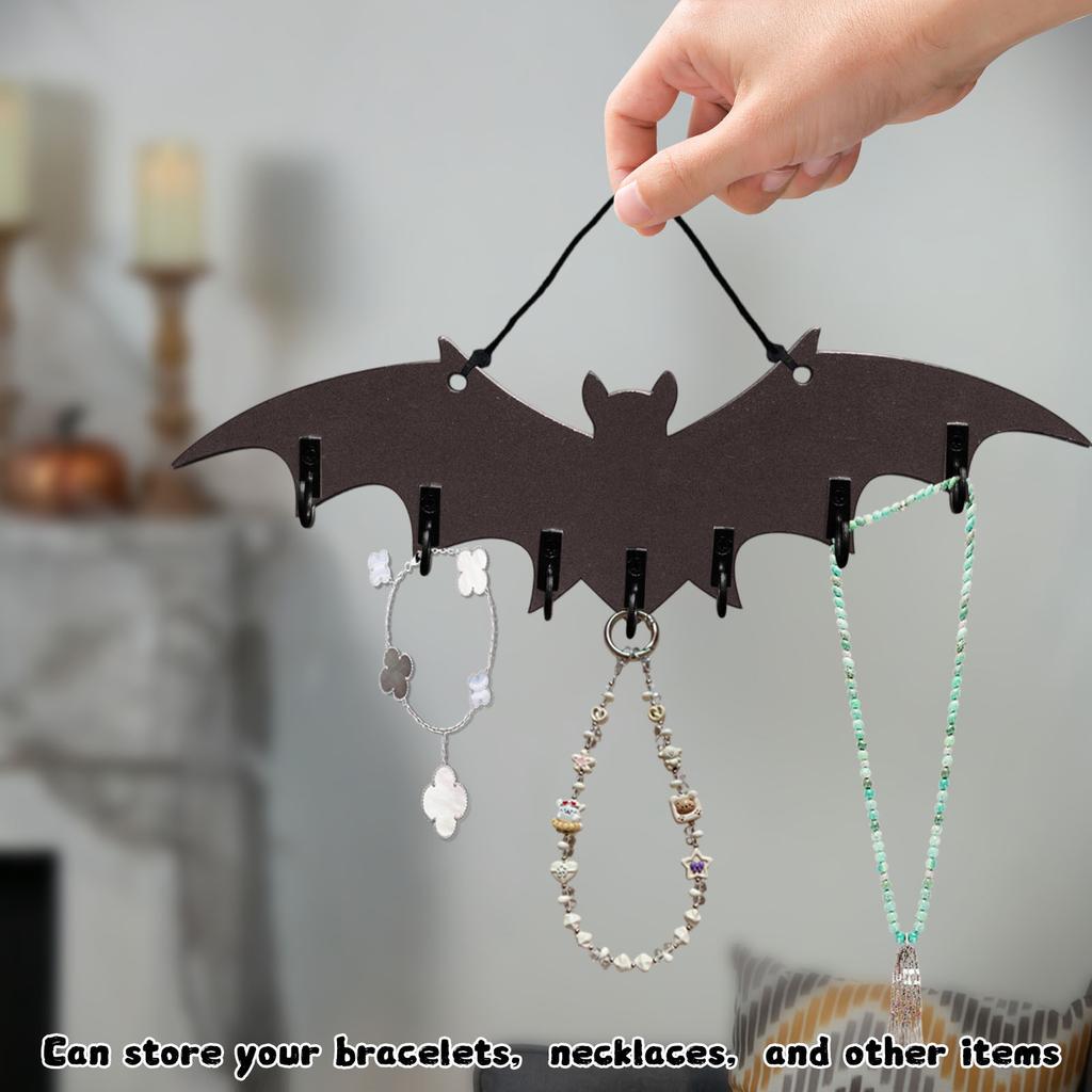 Wooden Hooks Decorative Hanging Decoration Holiday Scene Arrangement Gothic Style Home Ambience Arrangement