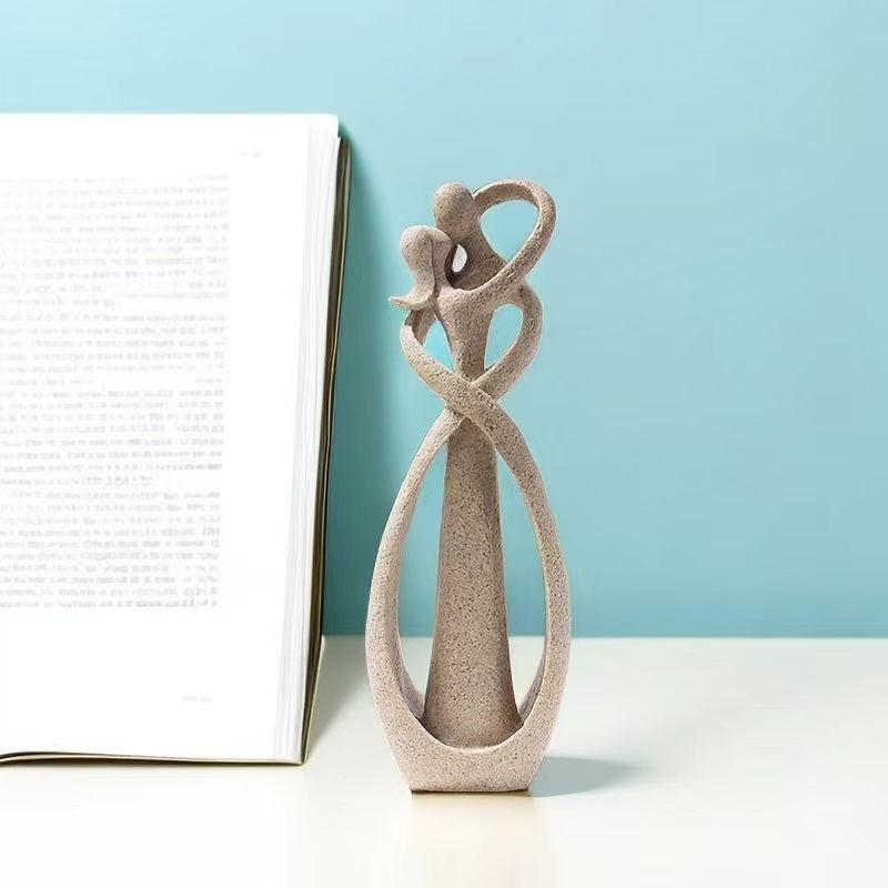 Modern Resin Abstract Figures: Creative Home Décor Ornaments for Living Room