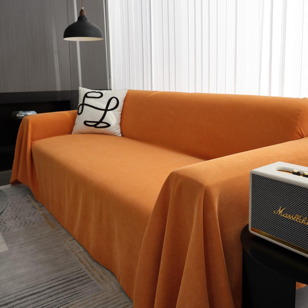 

Чехол для дивана в японском стиле из шенилла в кремовом стиле, скандинавское одеяло, чехол для дивана, полотенце, подушка, чехол для дивана в стиле Ins 180X130