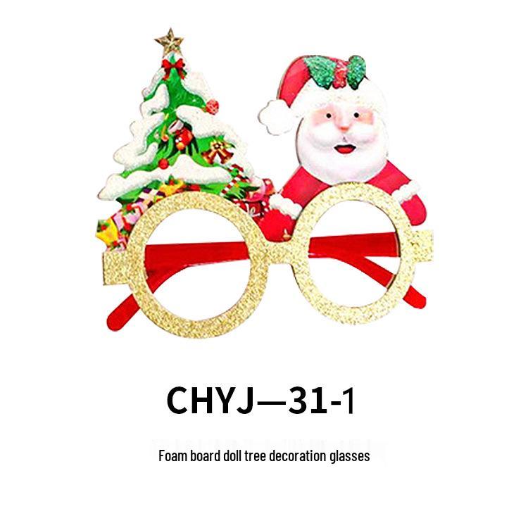 Festive Christmas Eyeglass Frames for Adults & Kids - Creative Holiday Party Accessories & Gifts