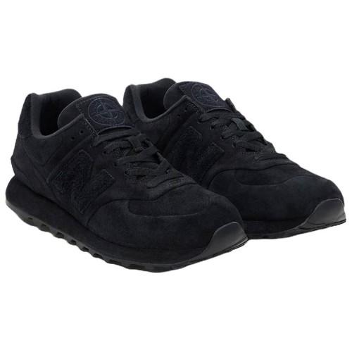 STONE ISLAND X New Balance NB 574 Running Shoes Unisex Navy Blue - U574BTN1