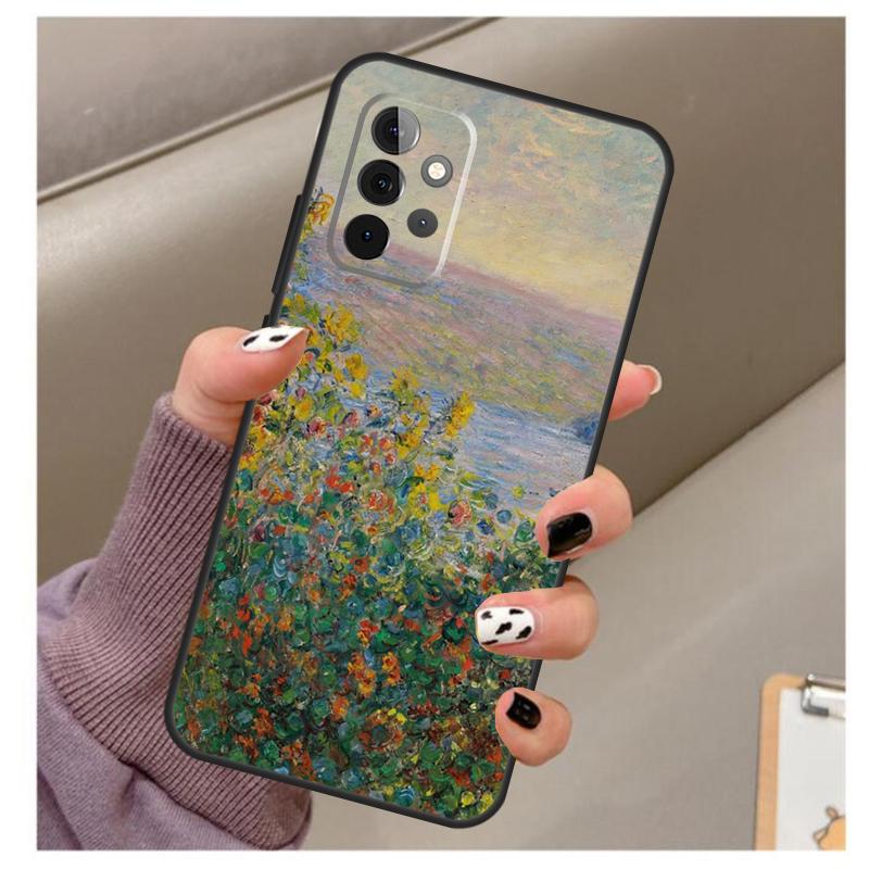 Flower Plant Art Case For Samsung Galaxy A33 A13 A53 A34 A54 A14 A15 A16 A26 A36 A56 A12 A32 A52 A06 A35 A55