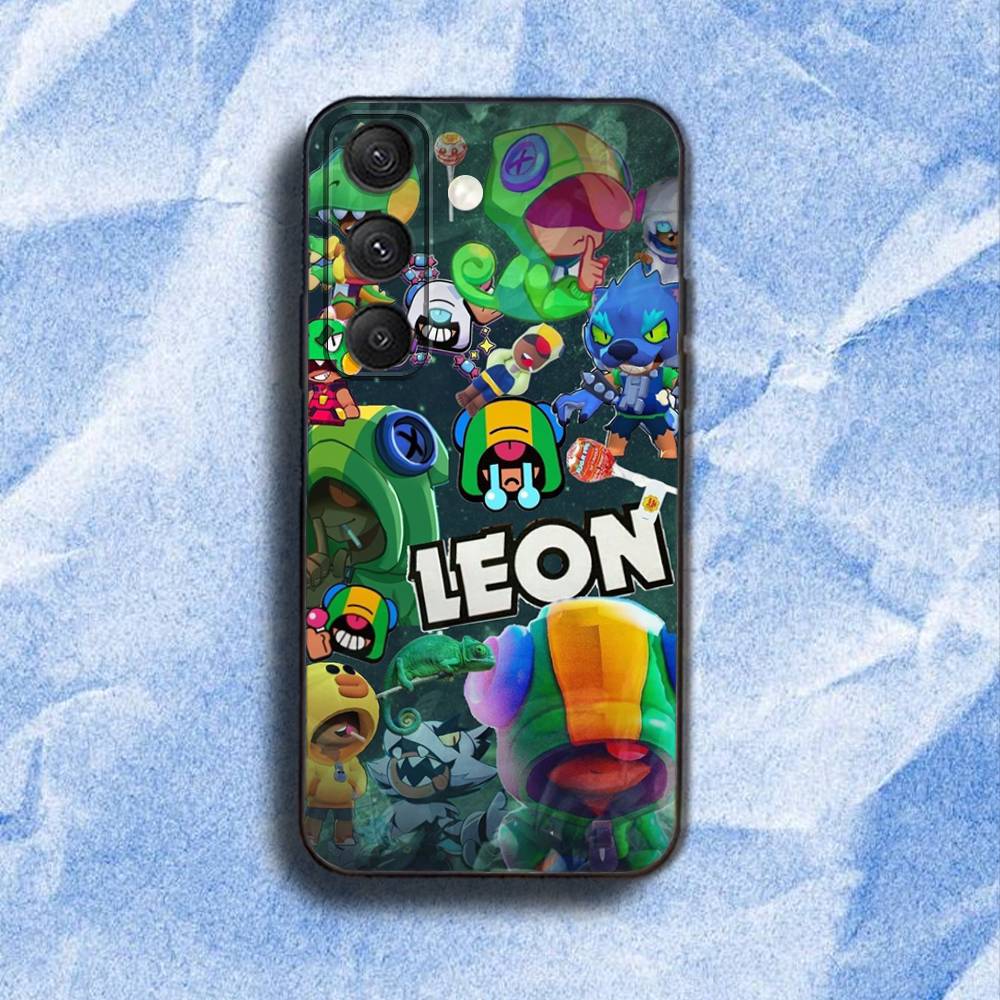 

S-Stars L-Leon Game Phone Case For Samsung S 25,24,23,22,30,21,10,9,Ultra,Plus,Lite,FE,4,5G Black Soft Case samsungS20