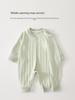 Newborn Pure Cotton Long-Sleeve Jumpsuit for Spring/Autumn - Baby Romper Pajamas for Crawling