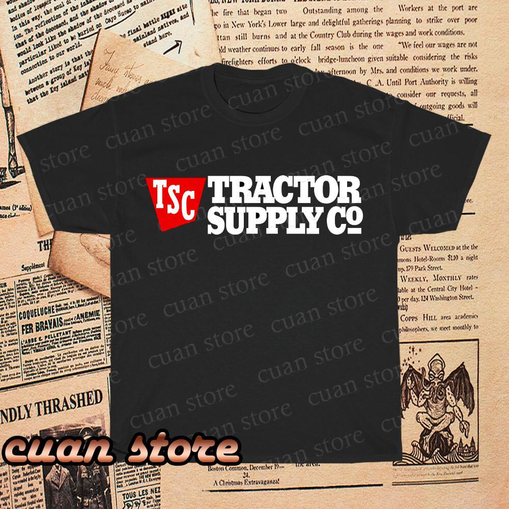 

Новая футболка с логотипом Tractor Supply Company, забавная, размеры от S до 5XL. 4XL