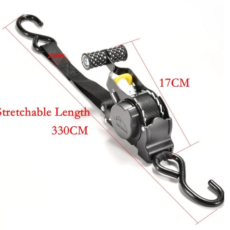 For Load Luggage Strap For Motorcycles Ratchet Strap Retractable Belts Ratchet Tensioner Belt For Car Auto Straps For Cargo Tape