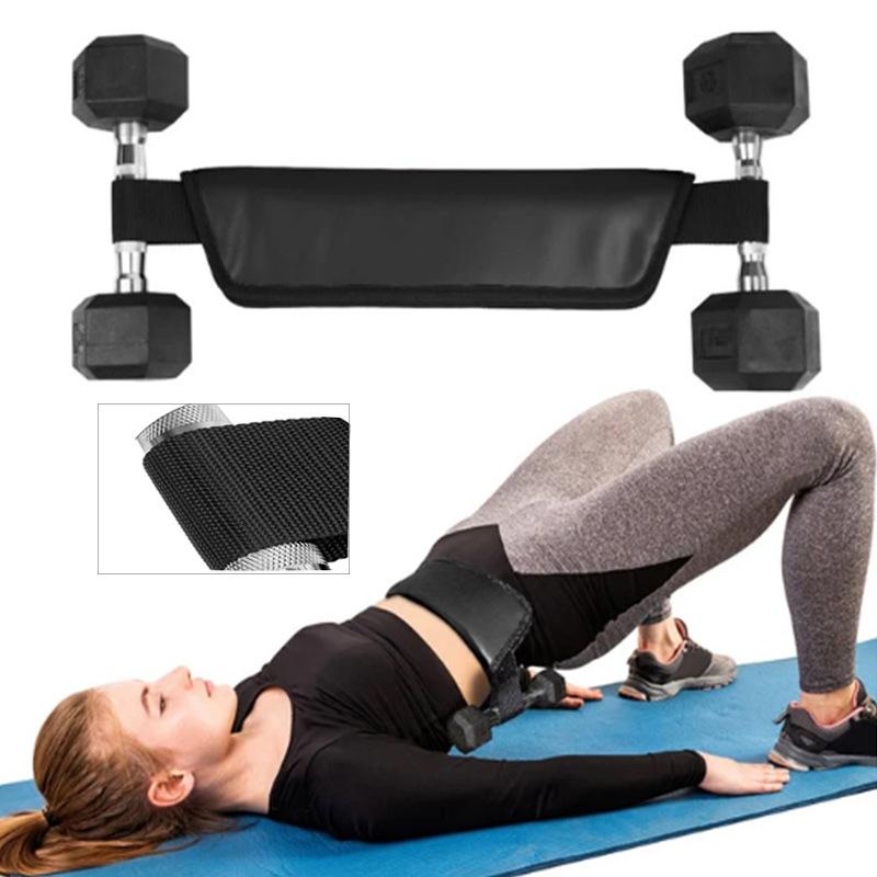 Hip Push Hip Bridge Training, Weight Bearing Training Belt, Fitness Dumbbells, Hip Thrust Belt, Hip Protection, Auxiliary Device, Protective Gear