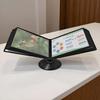 2026 A4 Horizontal Rotating File Holder: Desktop Document Rack & Flip Folder