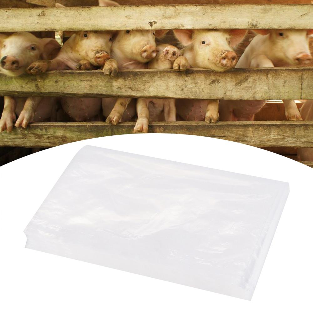 100pcs Disposable Artificial Pig Insemination Collection Bag Equipment (1L)