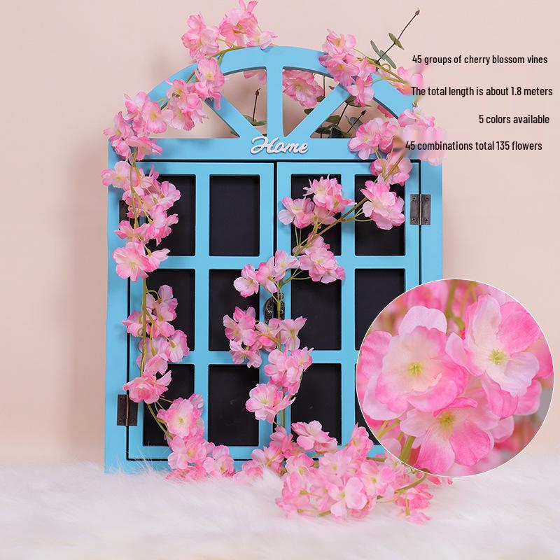 Cherry Blossom Vine Wall Hanging for Outdoor and Indoor Ceiling Decor