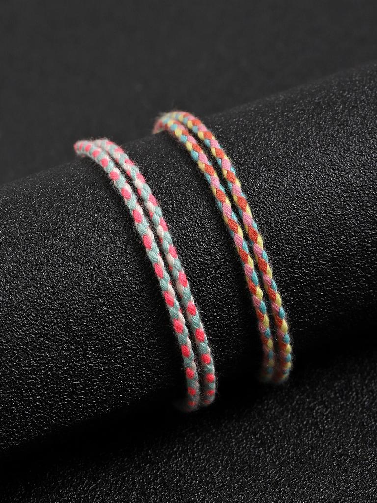 12 Stück Handgefertigtes Böhmisches Sommerurlaubs Zirkon Wasserdichtes Armband Set Für Männer Und Frauen Surfer Geburtstagsgeschenk