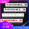 Autoaufkleber 2025 Neues Tesla Auto Umbau Zubehör ABS Auto Kofferraum Karosserie Motorhaube Emblem Logo Hinterer Aufkleber Für Tesla Model 3 Schlecht
