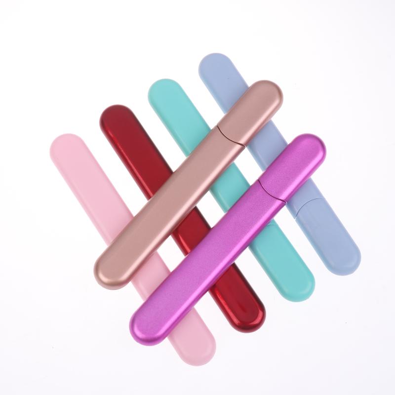 Glass Nail File With Case, Crystal Diamond Salon Best Beauty Nail Buffer For Natural And Acrylic Nail