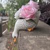 Easter Duck Drinking Water Resin Flower Pot Is Suitable for Outdoor Garden Decoration and Windowsill Decoration