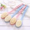 1PC Soft Body Scrubber Shower Exfoliating Scrubs Long Handle Bath Brush Exfoliator Skin Massager Cleaning Brush Bathroom Accessories
