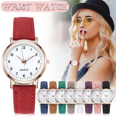 Luminous Student Watch For Men And Women Digital Thin Leather Belt