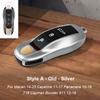 Solid Color ABS For Porsche Panamera Macan 718 Taycan 911 Cayman Boxster 971 Remote Smart Car Key Case Cover Car Accessories