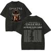 Vintage Washed Singer Shakira Merch T Shirt Las Mujeres Ya No Lloran World Tour 2026 Tshirt Unisex Women Fashion Hip Hop Tshirts