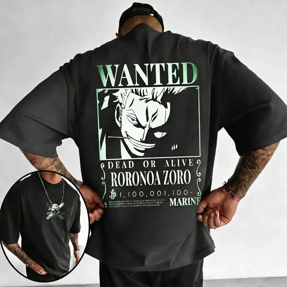 Plus Size One Piece Anime Printed Men and Women Summer Tshirt Casual Parent Child Top Fashion Street Wear Y2K Harajuku Style