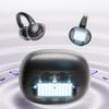 aigo Bluetooth Headphones, Bone Conduction Concept Ear Clip, Open-Style, Wireless, Noise-Cancelling, Gray