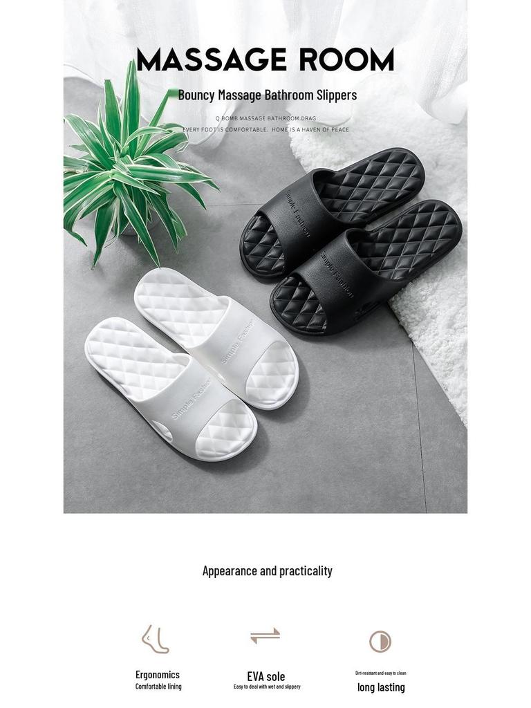 Jie Liya Unisex Non-slip Summer Indoor Slippers for Men & Women