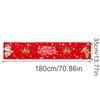 Christmas Decoration Christmas Table Flag Santa Tablecloth Placemat Home Decor for Christmas Dining Table Decor