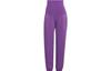 Knitted Sweatpants Women's Purple Moderate Straight Fit Pants HM3846
