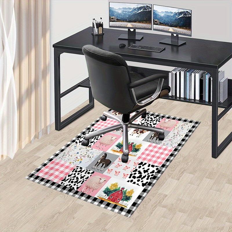 

1pc Art of patchwork Office Carpet Soft Polyester Entrance Carpet Washable Non-slip Machine Washable Indoor Carpet Table Entrance Home Decor 60cm by 90cm