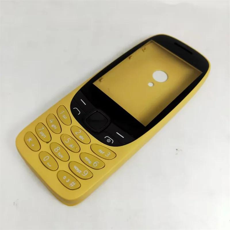 Pentru Nokia 6310 2021 4G Carcasă Baterie Carcasă tastatură Engleză Înlocuire galben