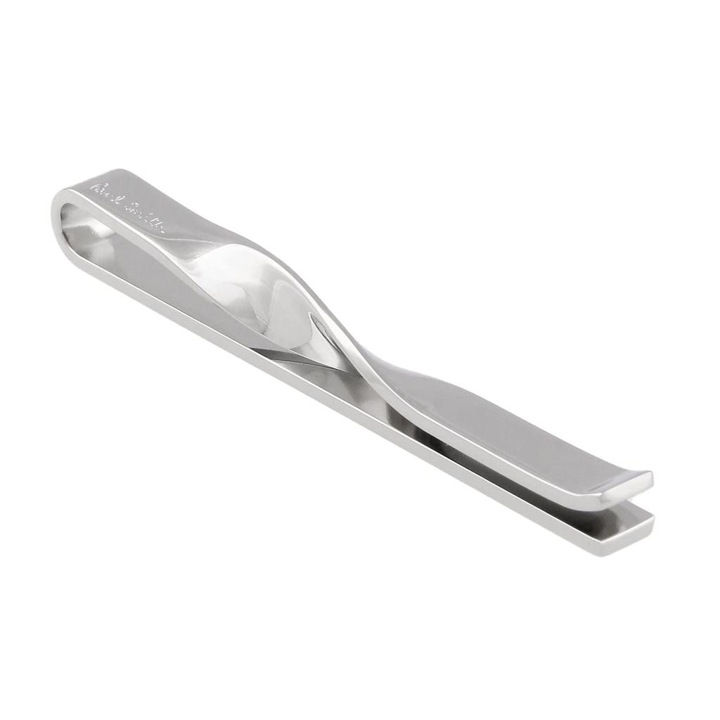 Paul Smith Reversible Tie Tie Authentic Gift Shop and Bonus 130903 250 Bar, Silver, Men's Clip, Box, Bag, Item,