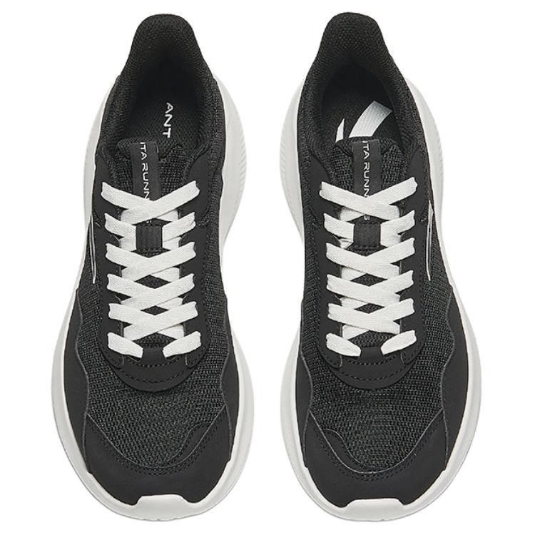 Anta Lightweight Comfortable Shock Absorbing Non-Slip Low-Top Casual Running Shoes Men Sneakers Black 912435559-1