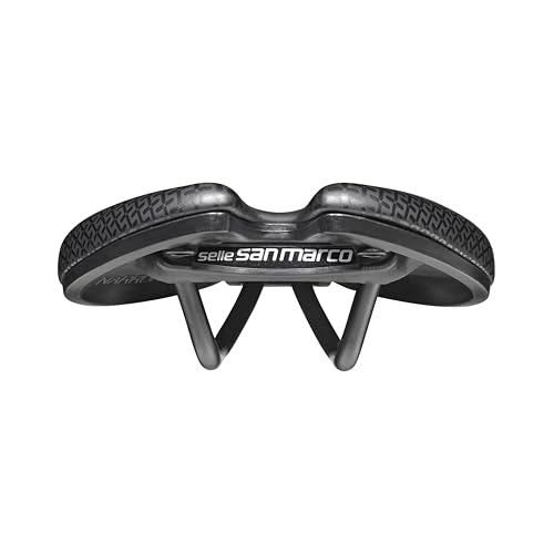 Selle San Marco Aspide Short Comfort Dynamic Narrow Bicycle Saddle, Size Narrow S3 - W 140 X L 250 Mm (913MN001)