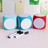 Diy Blank Dice Erasable Foam Dice Game Cube Portable Dry Erase Block Dice Writable Playing Dices Prop Kids Educational Toy