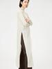 Mira Owen Long Slit Sheer Knit 09WNT214330 IVR F Center-Selvedge Women's