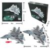 1/72 Scale SU-57 Fighter Jet Quick Build Model Kit Plastic Millitary Jet Toy Gift for Adults and Kids