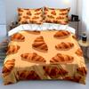 Bakery Themed Home Decor Set Soft Comfortable Duvet Cover Bedding Set Included 1*Duvet Cover & 2*Pillowcases, Gift