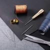 Shoe Repair & Craft Leather Sewing Kit with Replaceable Needles